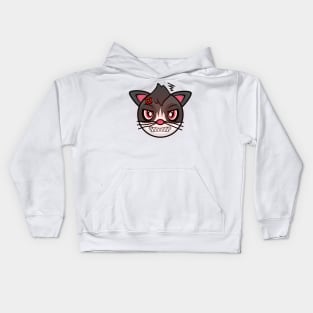 Angry Cat Amanda Kids Hoodie